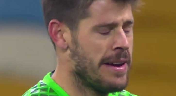 Fabricio gözyaşlarını tutamadı...