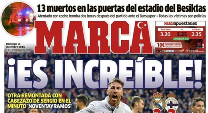 İspanyol Marca'dan teröre tepki!