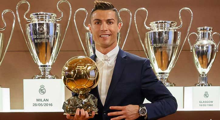 Yılın futbolcusu Cristiano Ronaldo