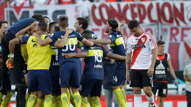 "Superclasico"da zafer Boca Juniors'un