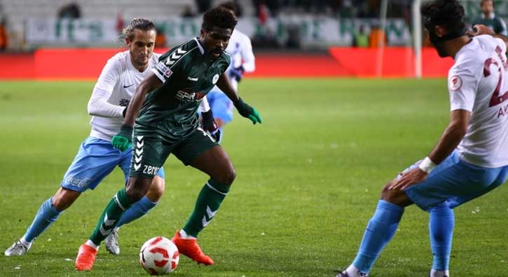 Konya'da maç başladığı gibi bitti...