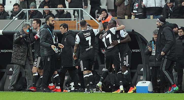 Beşiktaş, Aboubakar'ın golüyle kazandı