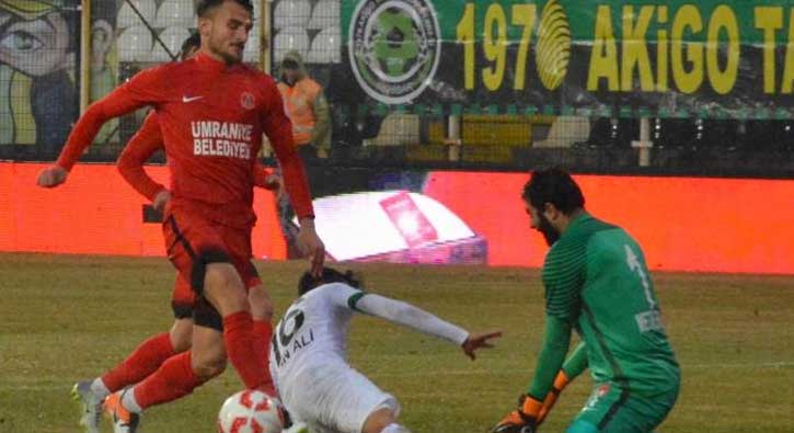 Akhisar'a kupada Ümraniye şoku!