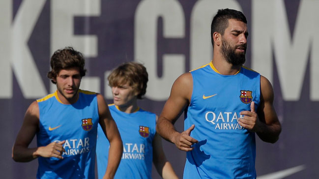Arda Turan idmanı tamamlayamadı!
