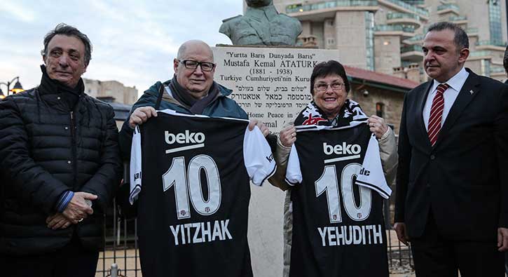 İsrail'de Beşiktaş'tan anlamlı ziyaret