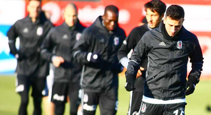 Beşiktaş ara vermeden çalıştı