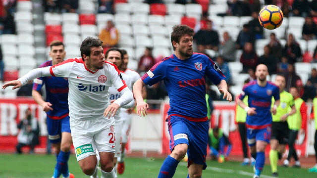 Antalyaspor'dan, Karabük'e tek kurşun