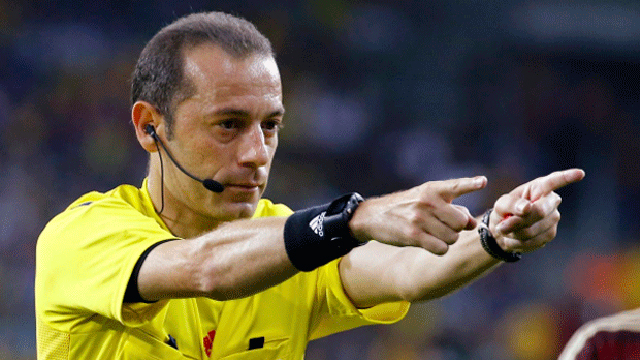 UEFA'dan Cüneyt Çakır'a markaj