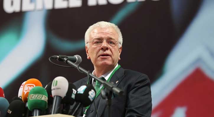 Bursaspor Başkanı Ali Ay'dan istifa açıklaması