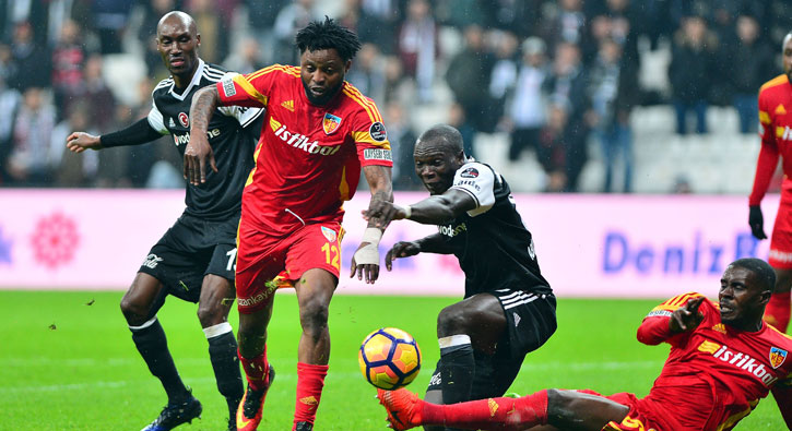 Kayserispor'dan bir çelme de Beşiktaş'a!