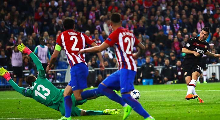 Atletico zorlanmadan çeyrek finalde