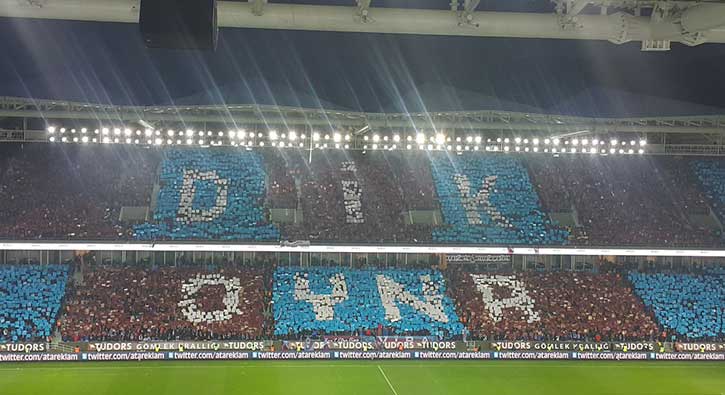Trabzon'da muhteşem koreografi