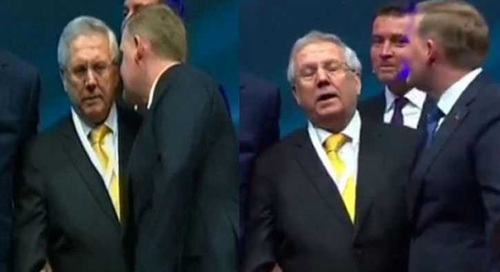 Aziz Yıldırım, Usta'nın elini sıkmayı reddetti!