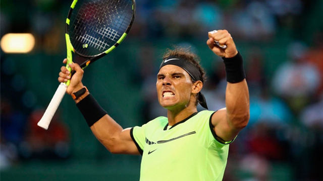 Nadal 1000. maçında güldü