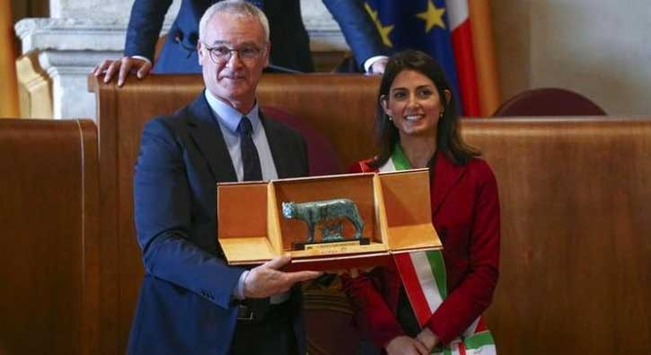 Claudio Ranieri'ye Roma'da ödül