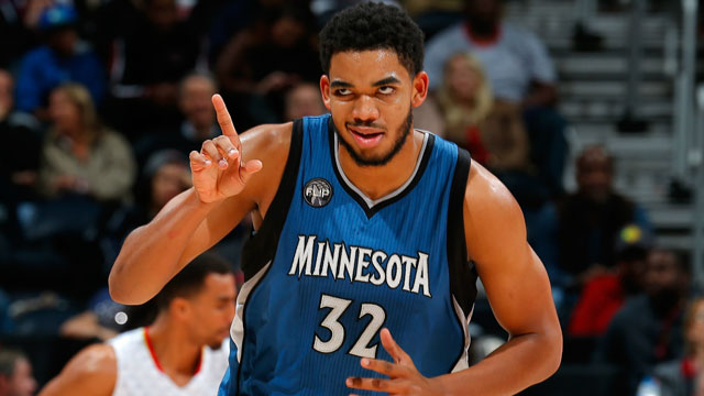 Karl-Anthony Towns'tan müthiş performans