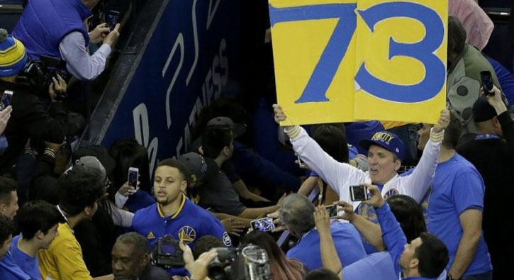 Curry: 73-9 rekoru bir daha kırılamaz 