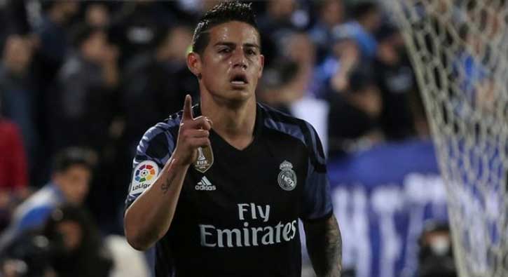 James Rodriguez'den Zidane'a küfür