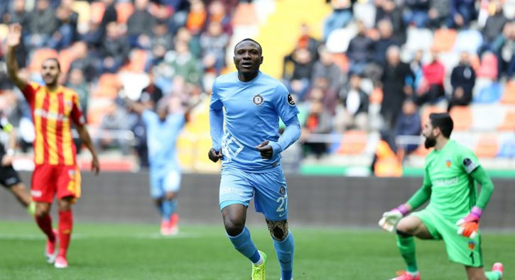 Osmanlıspor, Kayseri'ye gol yağdırdı