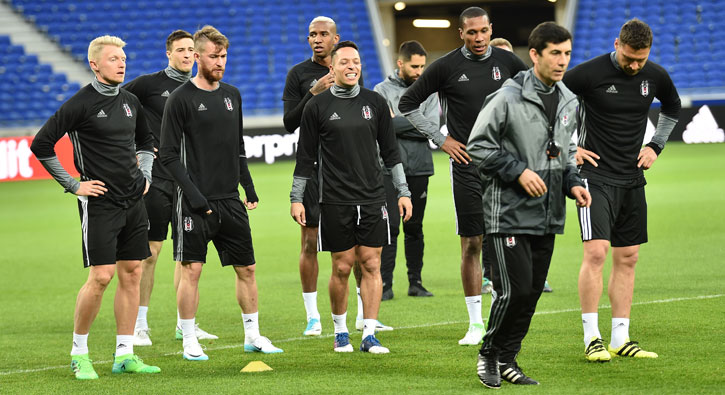 Beşiktaş Lyon maçının hazırlıklarını tamamladı