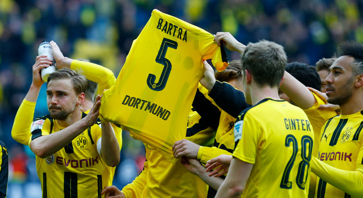Borussia Dortmund ligde moral buldu