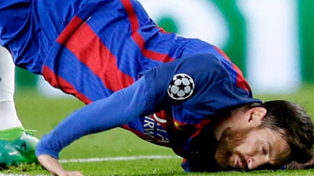 Messi'nin az daha boynu kırılıyordu