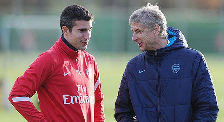 Wenger ve Van Persie arasında polemik çıktı