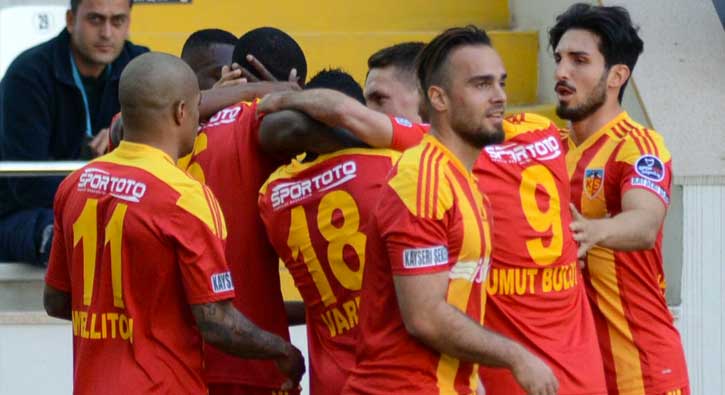 Kayserispor evinde 3 golle kazandı!