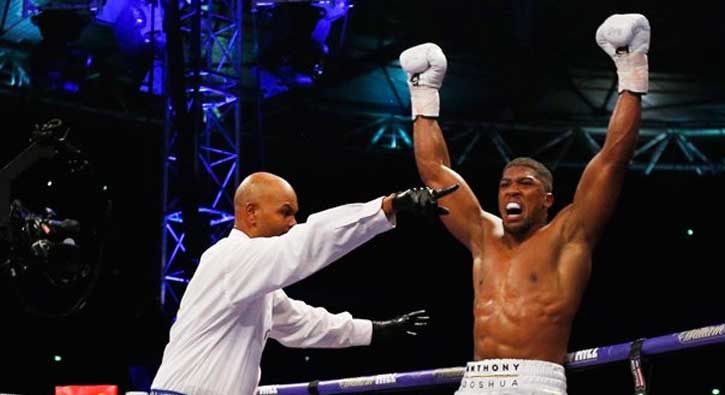 Joshua, Klitschko'yu devirdi!