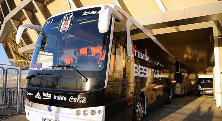 Beşiktaş otobüsünde 3. yıldız