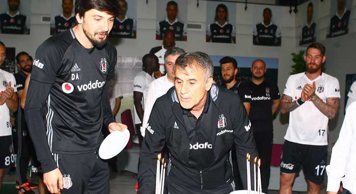 Şenol Güneş'e doğum günü kutlaması 