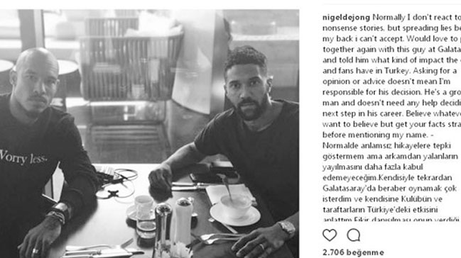 Nigel de Jong'dan Gael Clichy açıklaması 