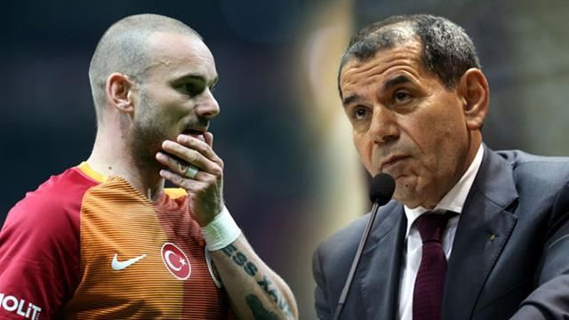 Sneijder'in hareketi Dursun Özbek'i çileden çıkardı!