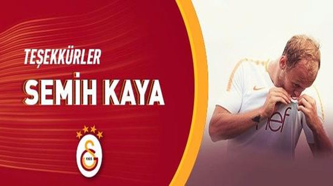 Galatasaray'dan Semih Kaya için teşekkür mesajı