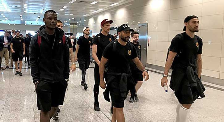 Galatasaray'ın rakibi Östersunds İstanbul'a geldi