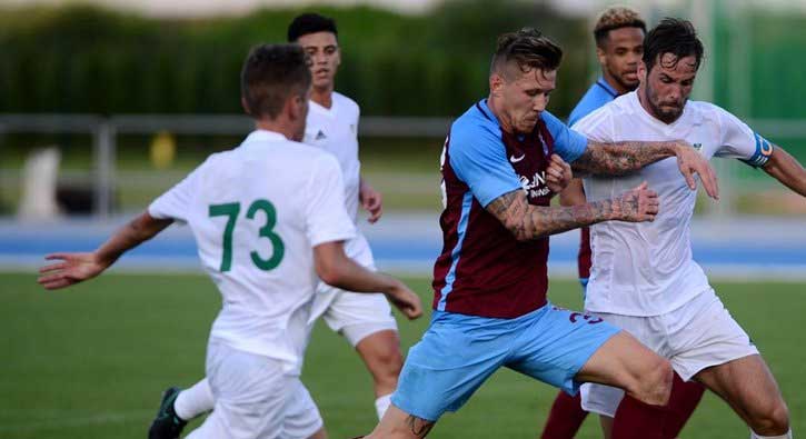 Trabzonspor Slovakya'daki ikinci hazırlık maçını kaybetti 