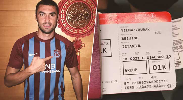 Burak Yılmaz Trabzonspor için yola çıktı!