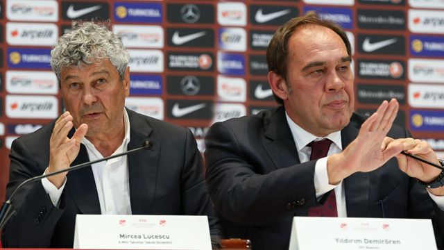 Lucescu ve Yıldırım Demirören'i kızdıran soru