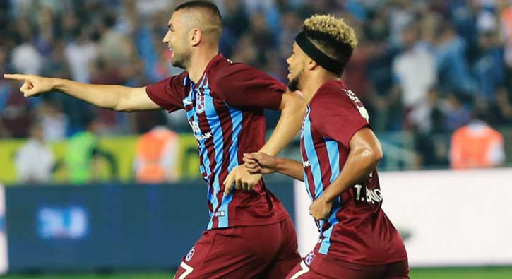 Burak Yılmaz attı Trabzonspor kazandı
