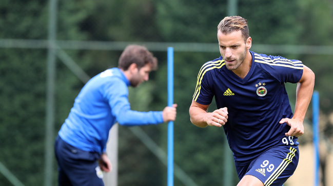 Soldado takımla birlikte çalıştı