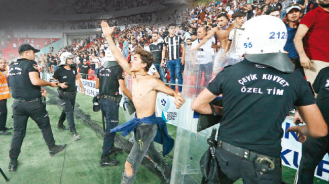 Üç büyükler istedi! Statların tek hakimi polis