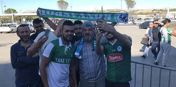 Konyaspor kafilesinde AK Parti Konya Milletvekilleri Uğur Kaleli ve Hacı Ahmet Özdemir de var