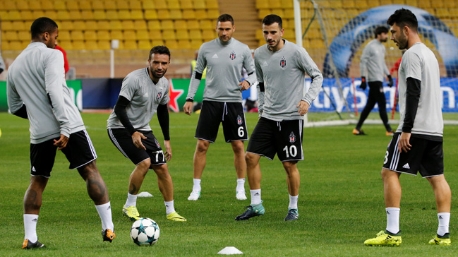 Beşiktaş, Monaco maçının hazırlıklarını tamamladı
