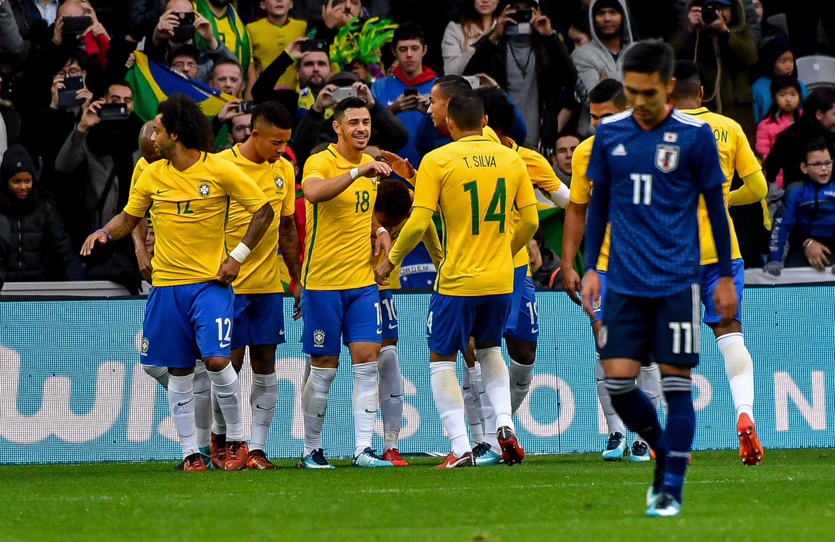 Giuliano'lu Brezilya Japonya'yı 3-1 yendi