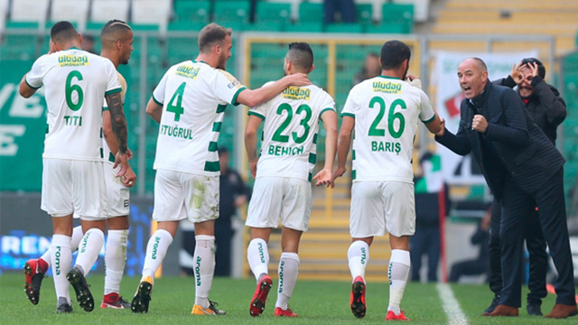 Bursaspor ilk yarıda bitirdi!