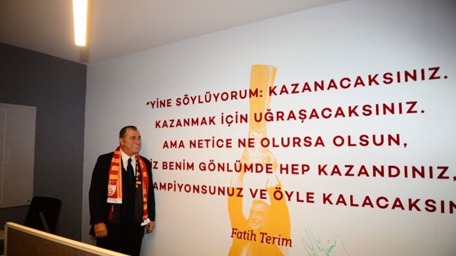 Fatih Terim'e kendi adını taşıyan oda! 