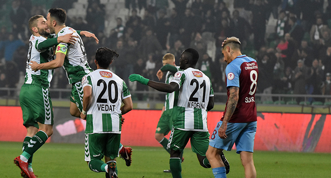 Atiker Konyaspor - Trabzonspor: 1-0