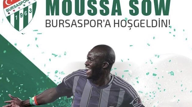 Moussa Sow artık Bursaspor'da