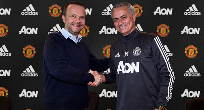 Manchester United, Jose Mourinho'nun sözleşmesini 2020'ye kadar uzattı