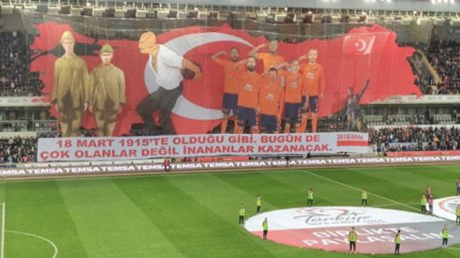 Başakşehir'den Çanakkale Zaferi’ne özel koreografi